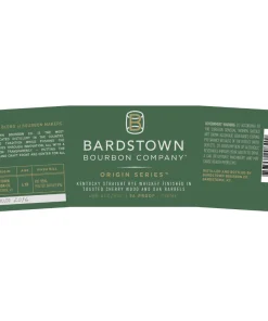 Bardstown Bourbon Company Origin Series Rye Finished In Toasted Cherry And Oak