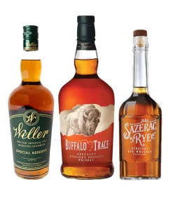 Weller Special Reserve, Sazerac Rye, Buffalo Trace Bourbon Special
